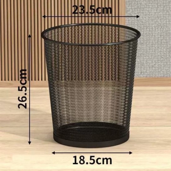 Metal Trash Can Medium